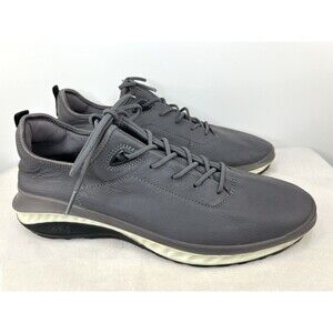 ECCO St. 360 Leather Sneaker Men's Gravity Gray Size 12.0 ~ 12.5 M 821344